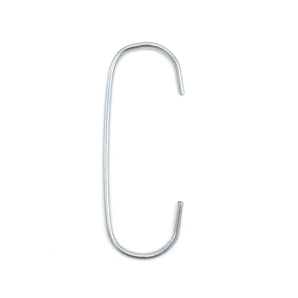 C-Haken 50 mm lang, 1,5 mm ø verzinkt