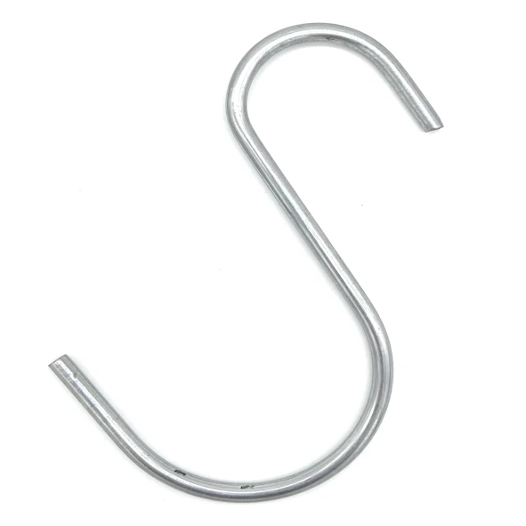 S-Haken 124 mm lang, 5 mm ø verzinkt