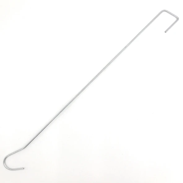 Paneeldeckenhaken 300 mm lang, 2 mm ø verzinkt, Paneel-Innenmaß: 20 mm/25 mm