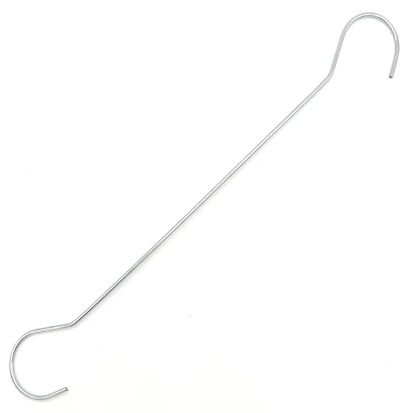 Doppelhaken 250 mm lang, 2 mm ø, mit kleinem und grossem Haken