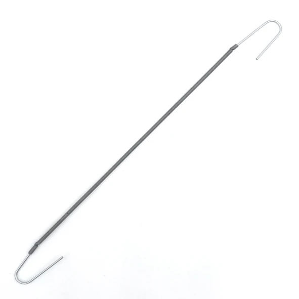 Spiralaufhängung 210 mm lang, ausgezogen 1500 mm lang, Belastung 1 kg alle Positionen, 3,5 kg ausgezogen