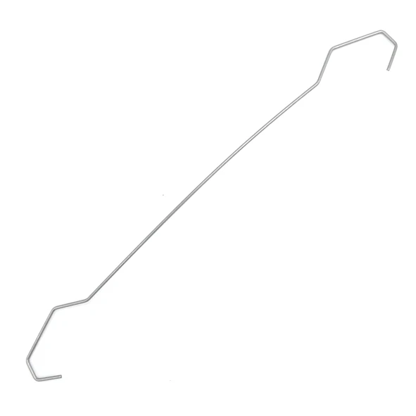 Edelstahldoppelhaken 150 mm lang, 0,8 mm ø