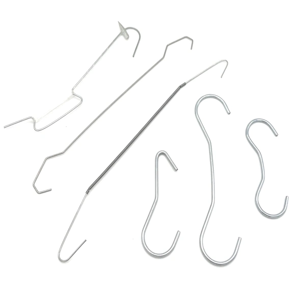 Doppelhaken, Spiralaufhängung, Haken mit Nylonfaden, Aufhaengehaken