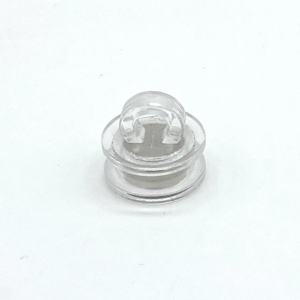 Deckenmagnet mit Öse, Kunststoffgehäuse transparent, 16 mm ø, Haftkraft: 1,5 kg