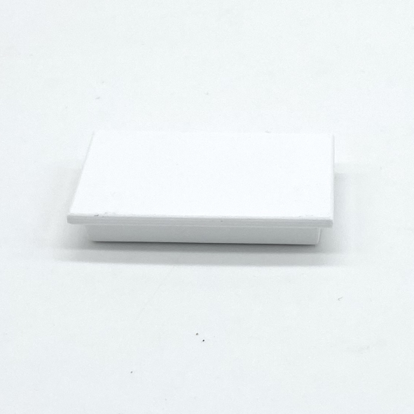 Dispomagnet im Kunstoffgehäuse, Farbe: weiß, Abm.: 37 x 22 x 7,5 mm, Haftkraft: 1,1 kg