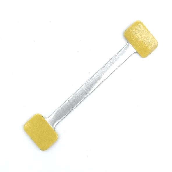 Twinstick aus Aluminium 75 mm lang, mit 2 Klebepunkten