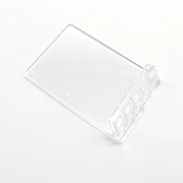 Menuekartenhalter schraeg, 40 x 60 mm transparent