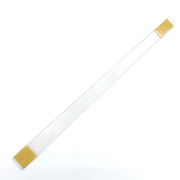 Wobbler, aus PV transparent, 150 mm lang, mit 2 Klebepunkten