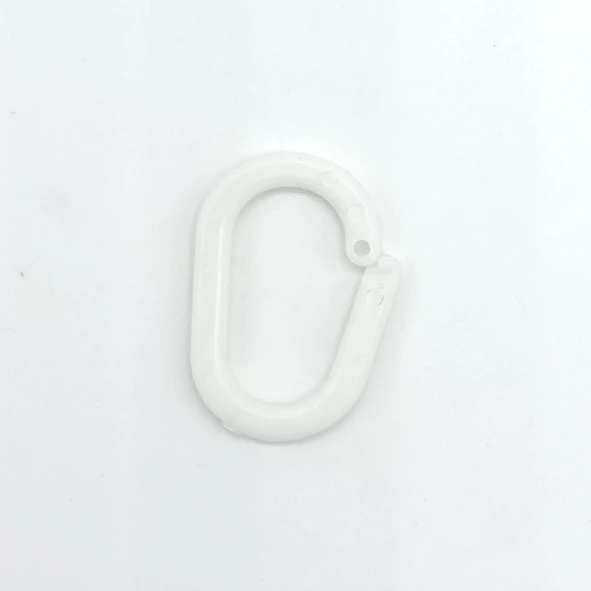 Displayring weiß, oval, 20 mm