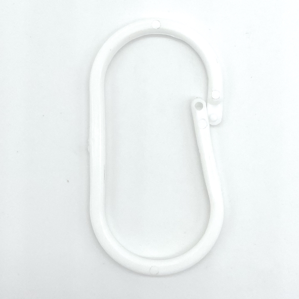 Displayring weiß, oval, 50 mm