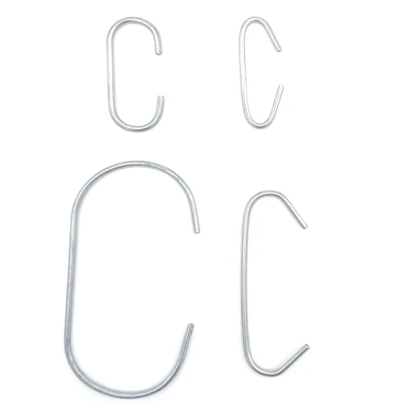 C-Haken 39 mm, 39 mm enge Version, C-Haken 60 mm lang, C-Haken 80 mm lang